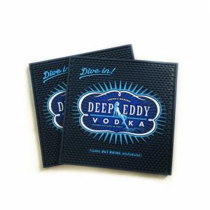 Quality Customized Bar Cup Mat Promotional PVC Bar Mat Non-slip Mat wholesale