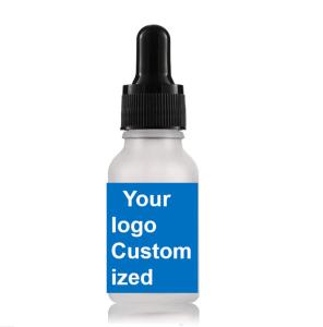 China White Frosted Glass Dropper Bottles Wholesale 30ml Tight Sealing on sale