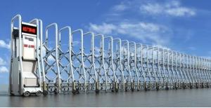 Quality Motorized Electric Automatic Entrance Gates , Trackless Intelligent Expandable Gate wholesale