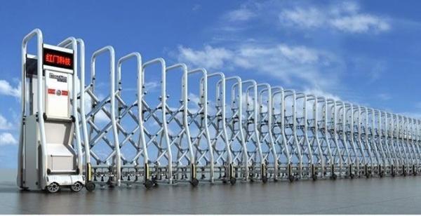 Motorized Electric Automatic Entrance Gates , Trackless Intelligent Expandable