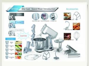 Quality Die Cast Stand Mixers EF716/ Food Stand Mixer/ Kitchen Dough Mixer/ Easten New Stand Mixer Producer wholesale