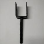 U Type Pergola Brackets Foot Shaped Galvanised 4mm Thick 4 Inch X 4 Inch X 2.3