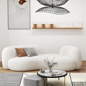 Quality Arc Backrest Modern Fabric Sofa Set wholesale