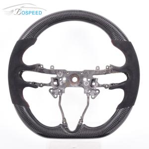 Quality ODM Black RGB Honda Carbon Fiber Steering Wheel Leather Sports New wholesale