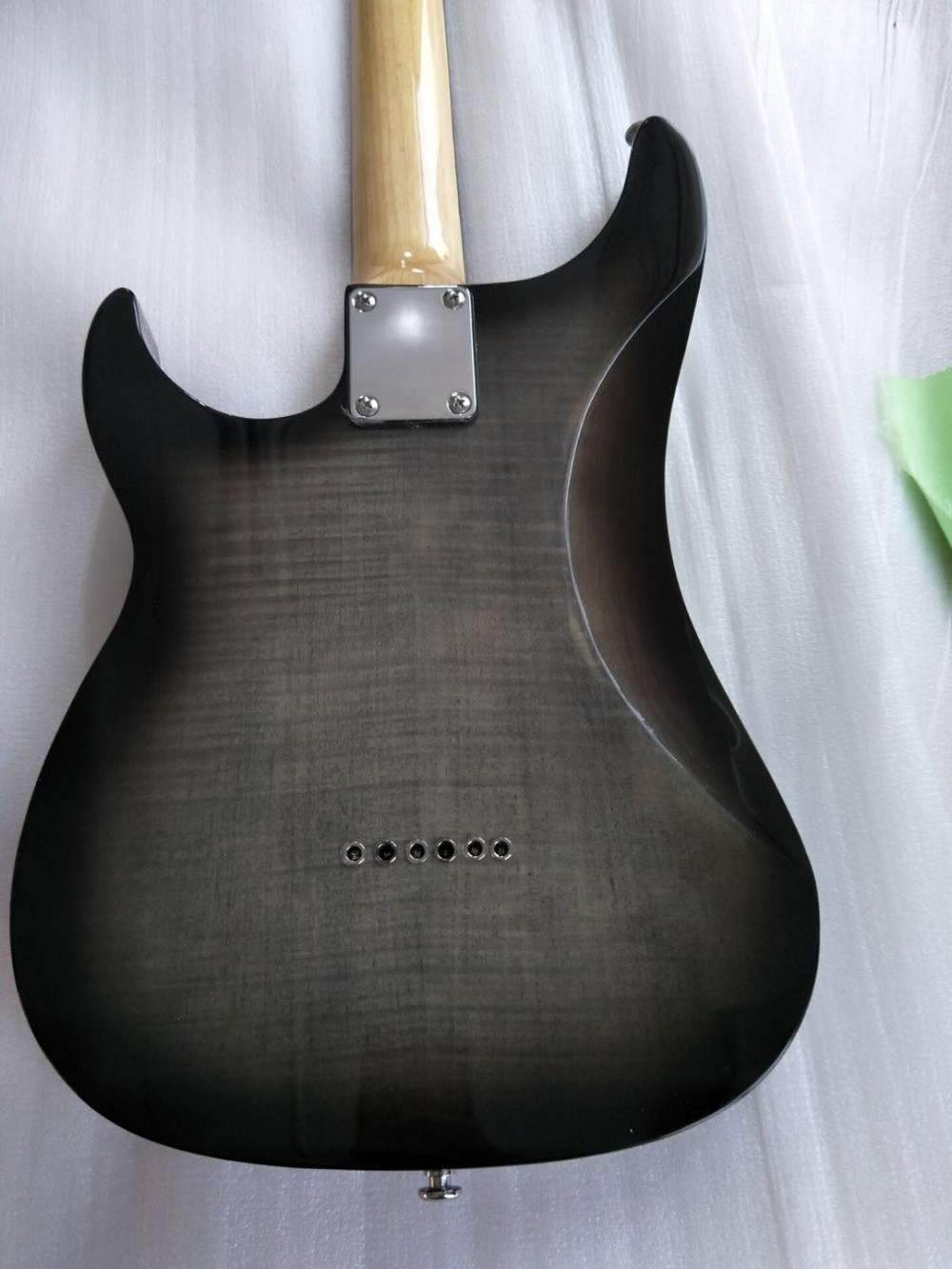 New arrival 6 string electric guitar with silvery bridge and cool shape