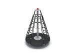 Sturdy Outdoor Rotating Playground Equipment High Temperature Baking Finished