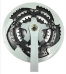 Hot sale Gary color mountain bicycle chain wheel and crank. 3 speed Mountain