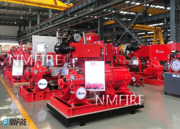 750 GPM Electric Fire Fighting Pump / Fire Fighting Pump System 170PSI UL FM