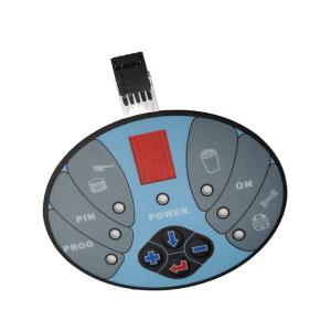 Quality Rear Adhesive Waterproof 24V Metal Dome Membrane Switch wholesale