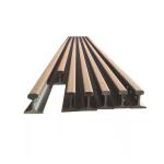 Uic60 Steel Rail Track Customized Web Thickness 4.76mm/5.9mm/7.54mm/8.33mm