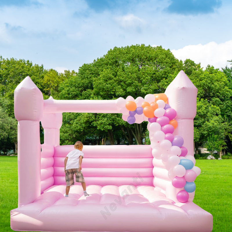 White Bounce House Castle 13x13ft or 15x15ft Repair Kit Accessory Custom Logo Printed
