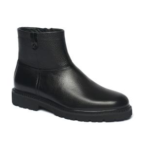 Quality BRUNO VIERO Black Anti Skid Mens Leather Casual Boots wholesale