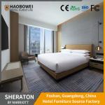 Customizable Five Star Apartment Hotel Ash Wood Frame King Size Bedroom