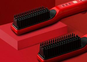Quality LCD Indicator 200 Degree Heated Straightening Brush wholesale