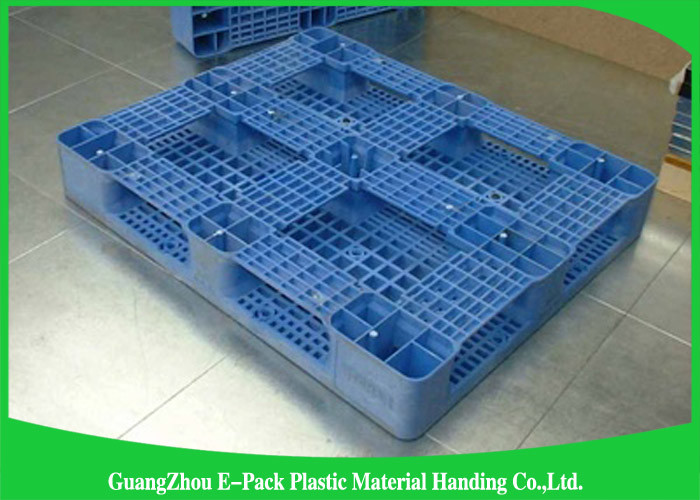 Recyclable 4 - Way Export Plastic Pallets , Standard Double Faced Plastic Shipping Pallets