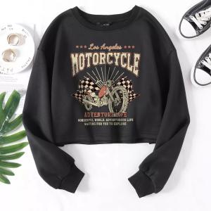 Quality Plus Size Oversized Sweatshirt Polyester Crew Neck Lined Design wholesale