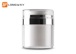Quality High End Acrylic Airless Pump Jar , 30g 50g Airless Cosmetic Containers wholesale