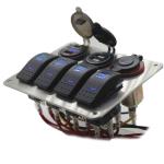 12V 24V Universal Rocker Switch Panel For Boat