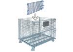 Standard Collapsible Wire Container Industrial Wire Bins 30 Inch Wide X 28 Inch