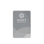 PVC Smart Magnetic Hotel RFID Key Cards 0.8-0.9mm Thick For Access Control
