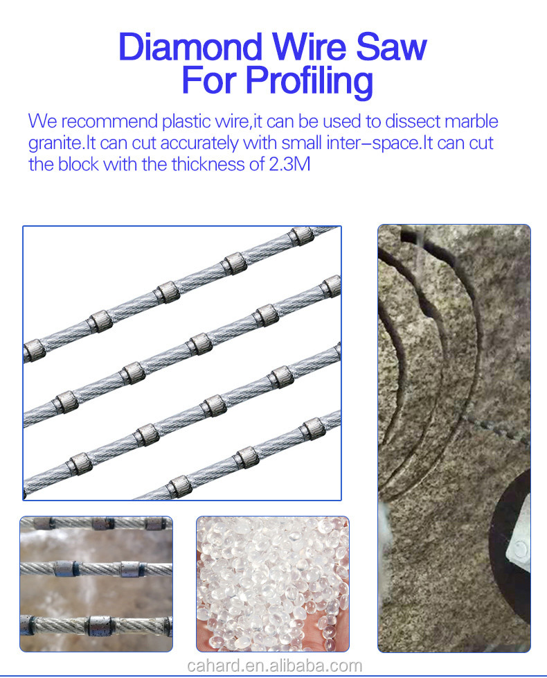 8.8mm Diamond Wire Saw For Profiling