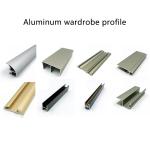 Matte 3 Track Sliding Closet Door Wardrobe Aluminum Profile