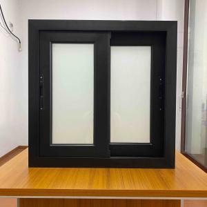 Quality Double Glaze Glass Customized aluminum window frosted glass hook lock wholesale