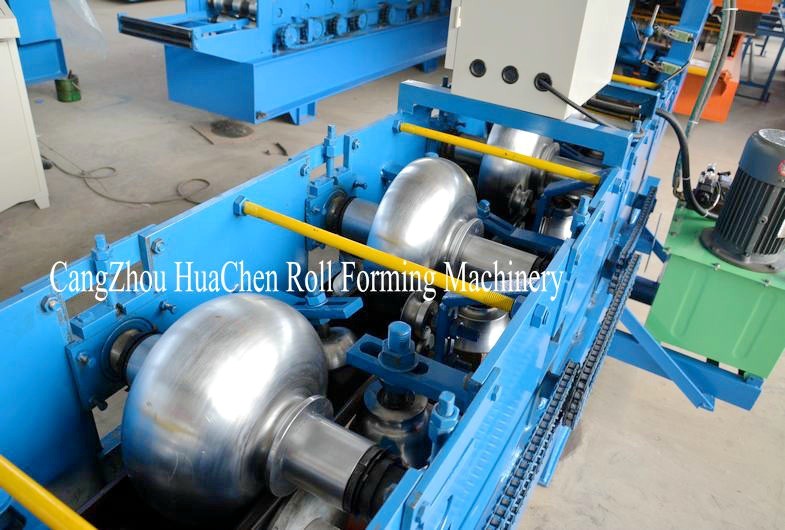 PLC Frequency Control System K Style Gutter Roll Forming Machine for Rainwater Gutter