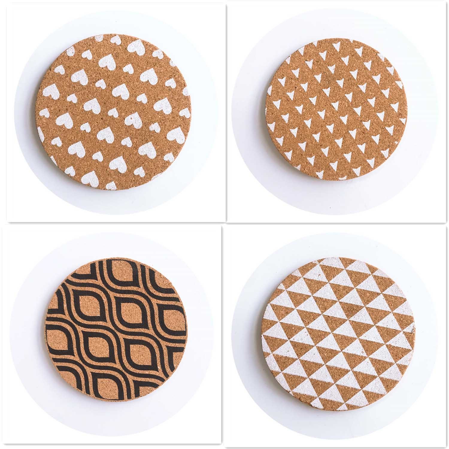 Customized Round Cork Coasters For Decoration,DIY Projects