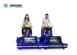 Black Yellow VR Motorcycle Simulator Galvanized Steel Square Tubing Frame Space