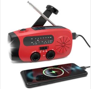 Quality Portable Solar Weather Radio Emergency Earthquake Flashlight wholesale