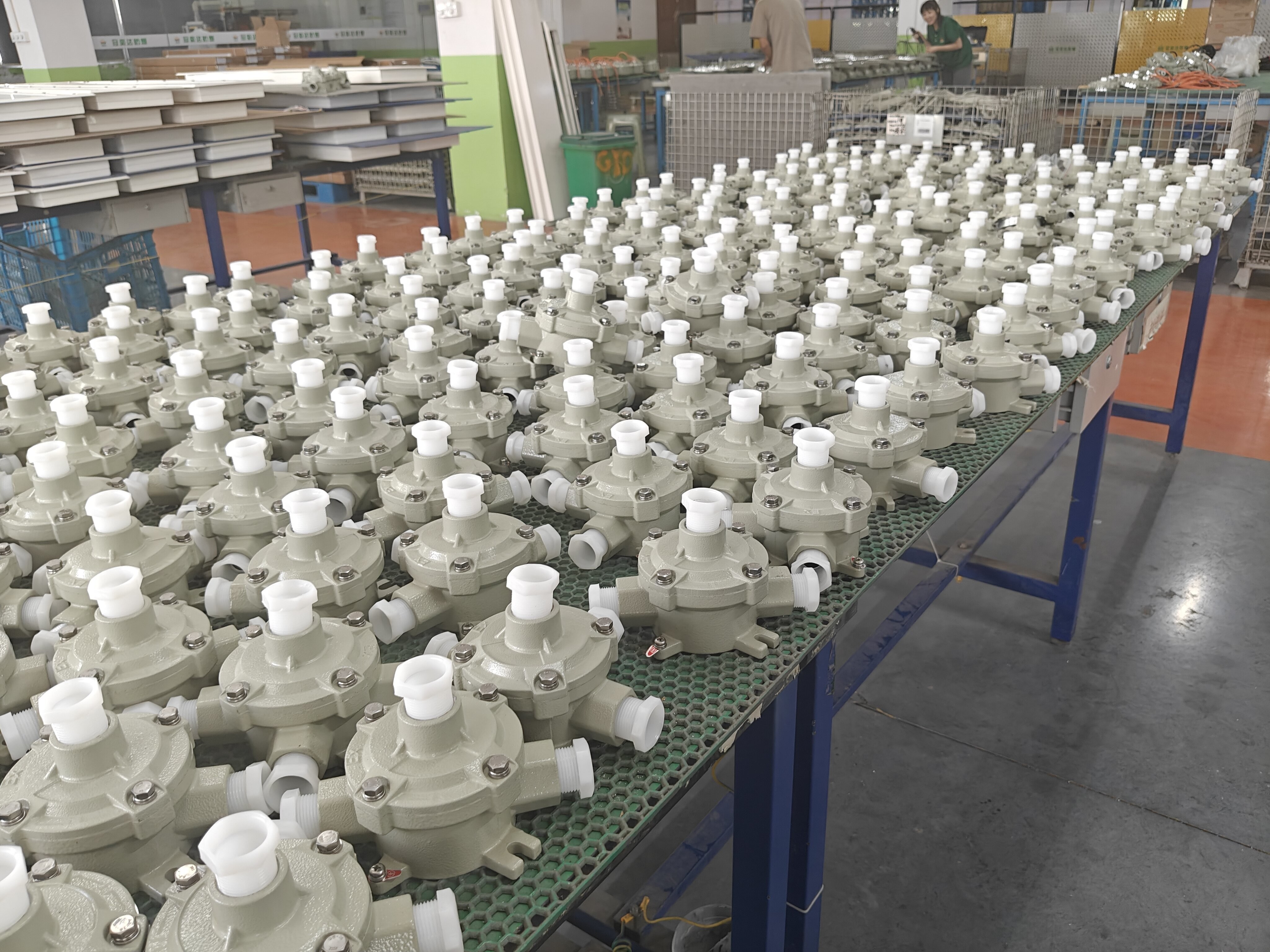 Aluminium Alloy Shell Die Casting 20A Explosion Proof Junction Box For Steel Pipe And Cable Wiring