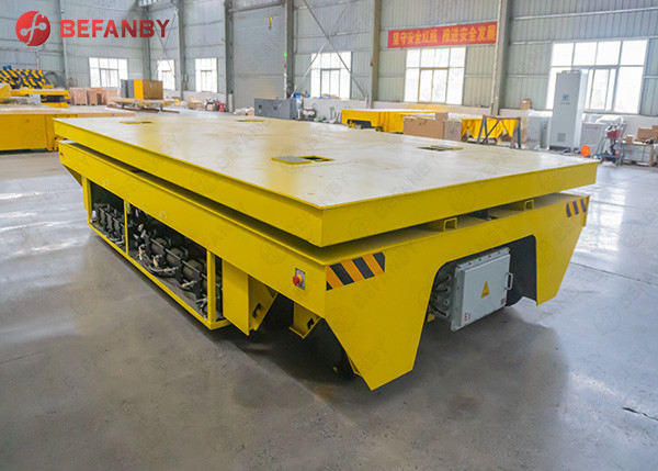 Magnetic Navigation AGV Automatic Guided Vehicle Trackless Transfer Cart 10 Ton