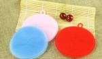 Kitchen Best Fancy Reusable High Quality Silicone Brush Cleaning Pad Circle