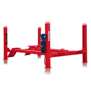 Quality One Cylinder 4 Post Hydraulic Lift 5000mm Length 2.2kw With Hydraulic Lock wholesale