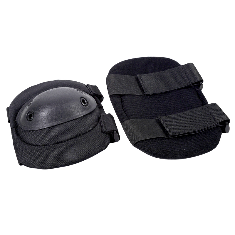 Sports Safety Function Heavy Duty EVA Knee Elbow Pad with Adjustable TPE Foam Padding