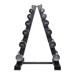 Quality Training Bodybuilding Steel Metal Dumbbell Rack Multifunctional Foldable wholesale