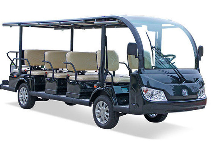 100% Waterproof Electric Sightseeing Cart For 14 Passenger AC system