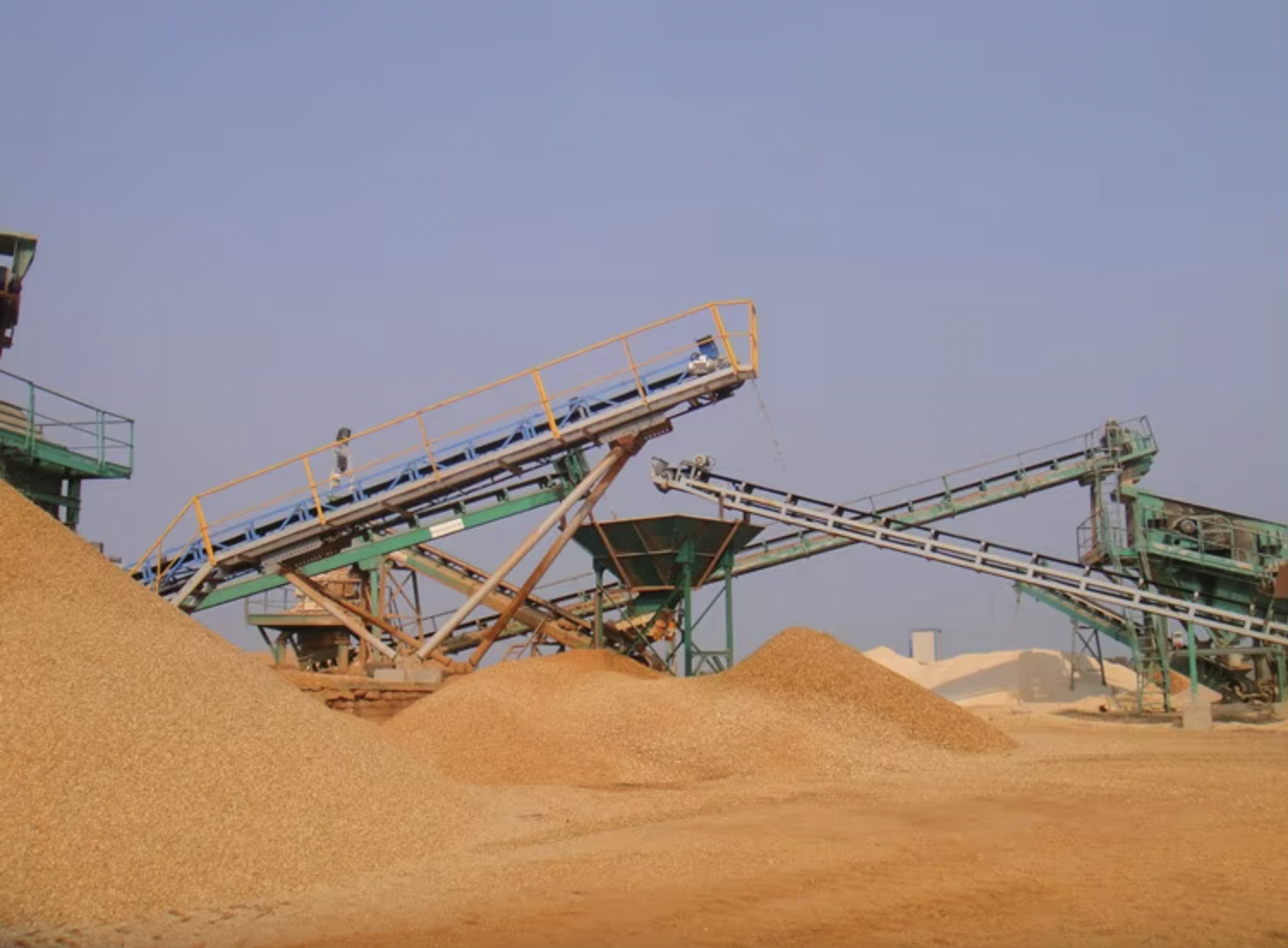 Fixed Belt Conveyor System Industrial For Material Handling