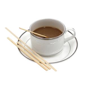 Quality 110x5x2mm Thick Bamboo Stirrer Sticks Wrapped Coffee Stirrers wholesale