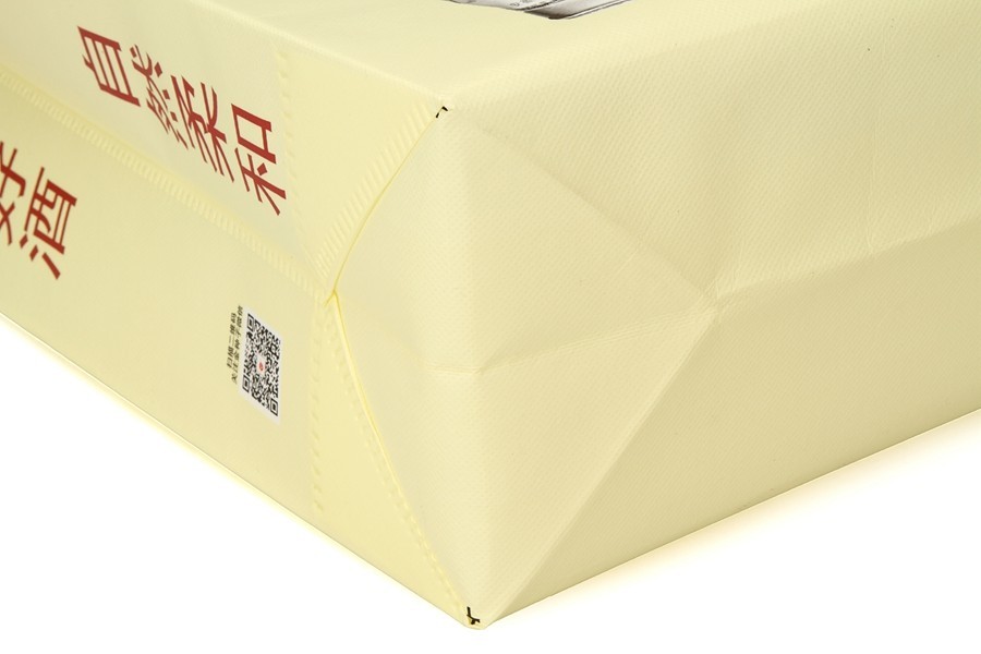 Fashion Designer Logo Printing Wholesale Non Woven Wine Bag
