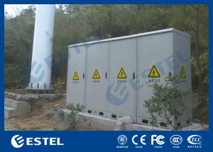 Quality Four Compartment Integrated Outdoor Telecom Cabinet , Base Station Cabinet wholesale