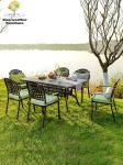 Die Casting Aluminum Luxury Patio Bistro Garden Balcony Furniture BBQ Waterproof