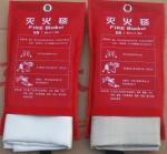 Heat Resistant Fiberglass Fire Blanket Soft PVC Package Fire Retardant Blanket