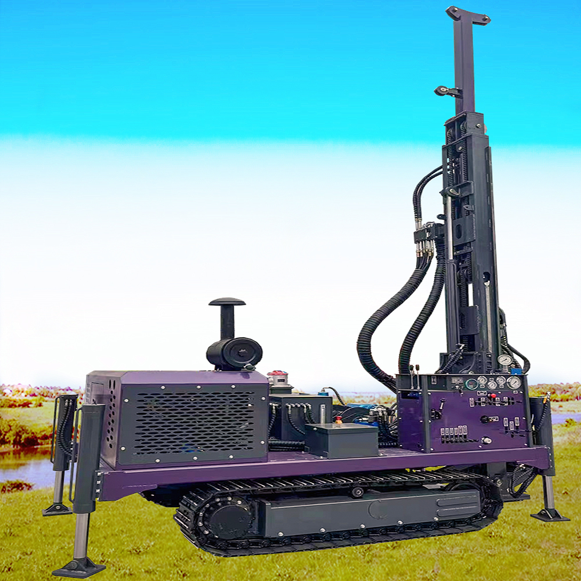 Portable Core Drilling Rig Hydraulic Exploration Geotechnical Core Drilling Rig For Sale