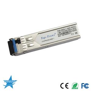 Quality 1310nm 1490nm BIDI Sfp Module 1.25G 40KM SMF Transceiver wholesale
