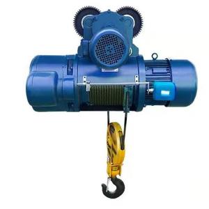 Quality 9m Wire Rope Overhead Electric Crane Hoist Remote Controlled 15ton wholesale