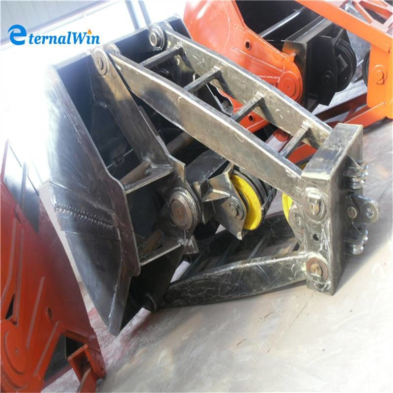 High Quality Hydraulic Orange Peel Excavator Grab for Steel Scrap