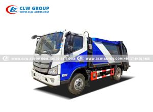 Quality 8CBM Foton Compressed Garbage Truck Dirt Debris Collection Truck wholesale