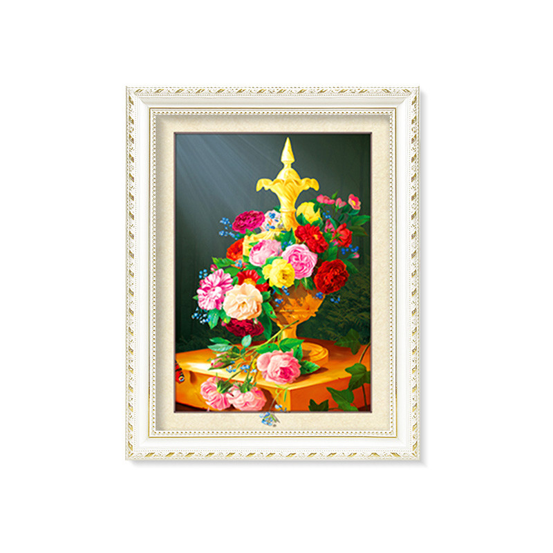 5d Natural Flowers 30 x 40cm Poster Custom Lenticular Printing For Wall Art Hanging